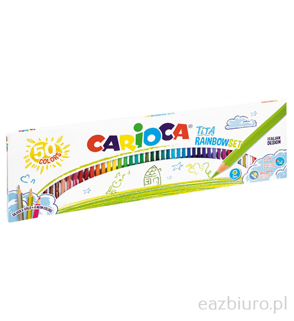 Kredki ołówkowe tita 50 kolorów (42990) | espryciarze.pl |Działaj teraz!