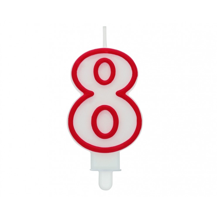 Świeczki urodzinowe cyfra 8 do biura | espryciarze.pl |Kliknij i kup!