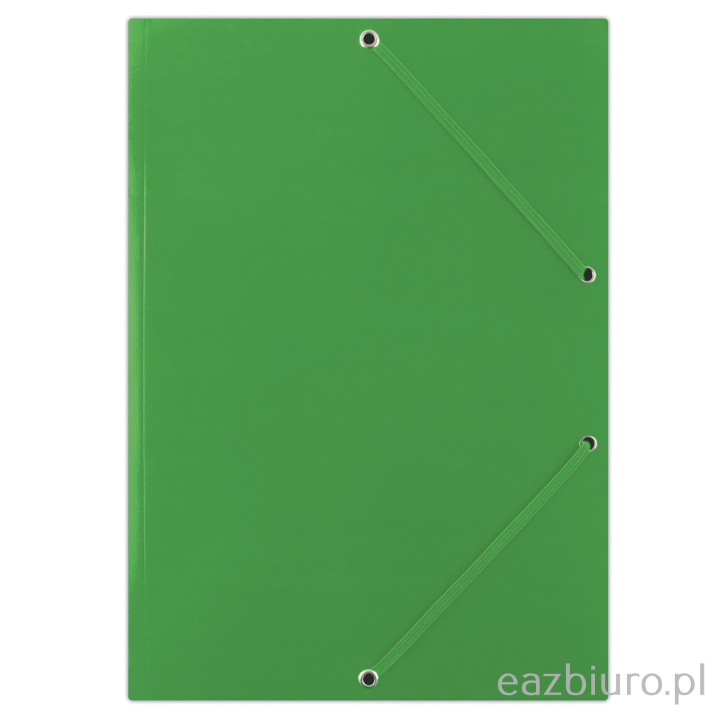 Teczka z gumką narożną A4 Donau gładka zielona | espryciarze.pl |Zamów online!