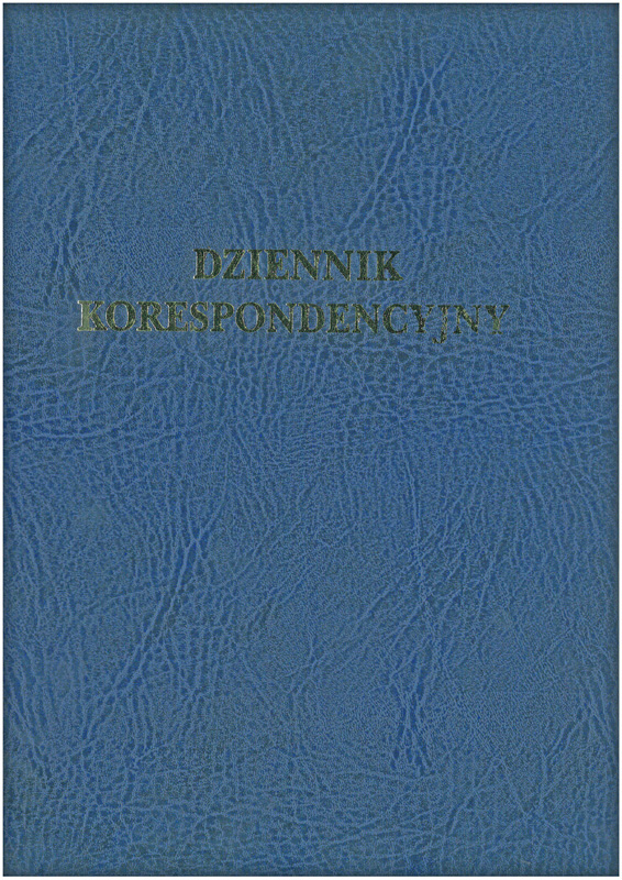 Dziennik korespondencji przychodzącej A4 96 kartek Typograf | espryciarze.pl |Złap promocję!