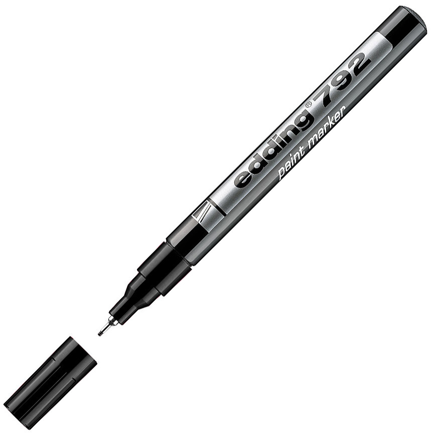 Marker olejowy Edding 792 cienki czarny | espryciarze.pl |Weź najlepszą cenę!