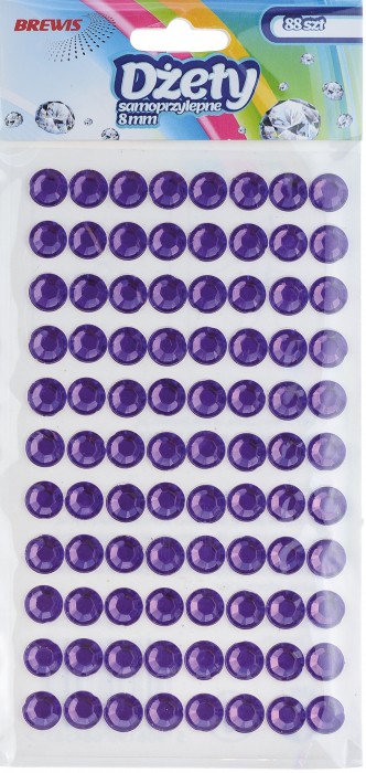 Dżety samoprzylepne Brewis 8 mm fioletowy | espryciarze.pl |Zamów dziś!