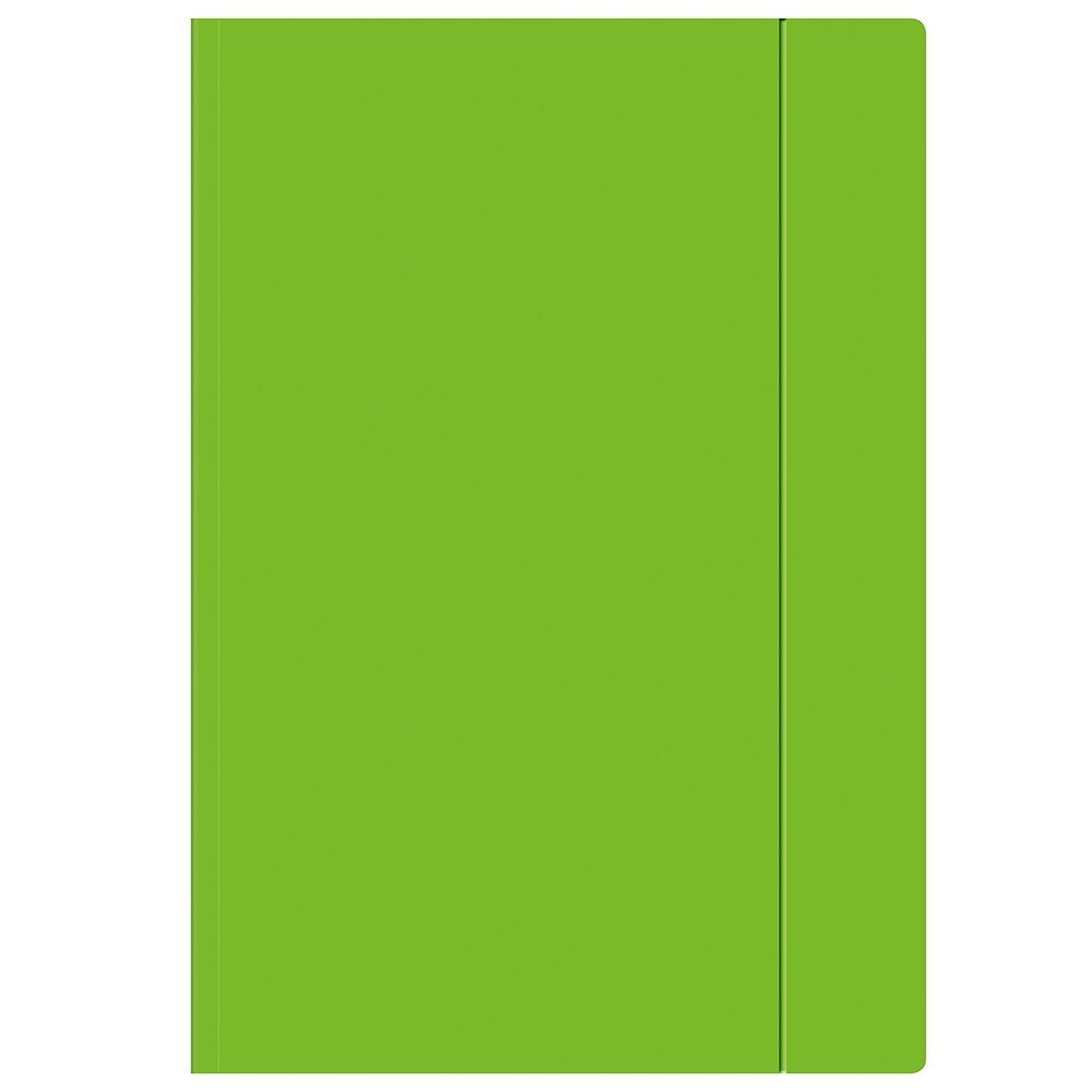 Teczka fluo z gumką zielona A4+ interdruk | espryciarze.pl |Zgarnij ofertę!