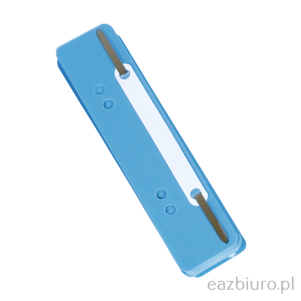 Wąsy skoroszytowe Donau, pp, z metalową blaszką, zestaw 25 sztuk, niebieskie | espryciarze.pl |Sprawdź ofertę!