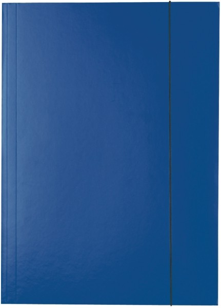 Teczka lakierowana z gumką, A4, granatowy | espryciarze.pl |Sprawdź ofertę!