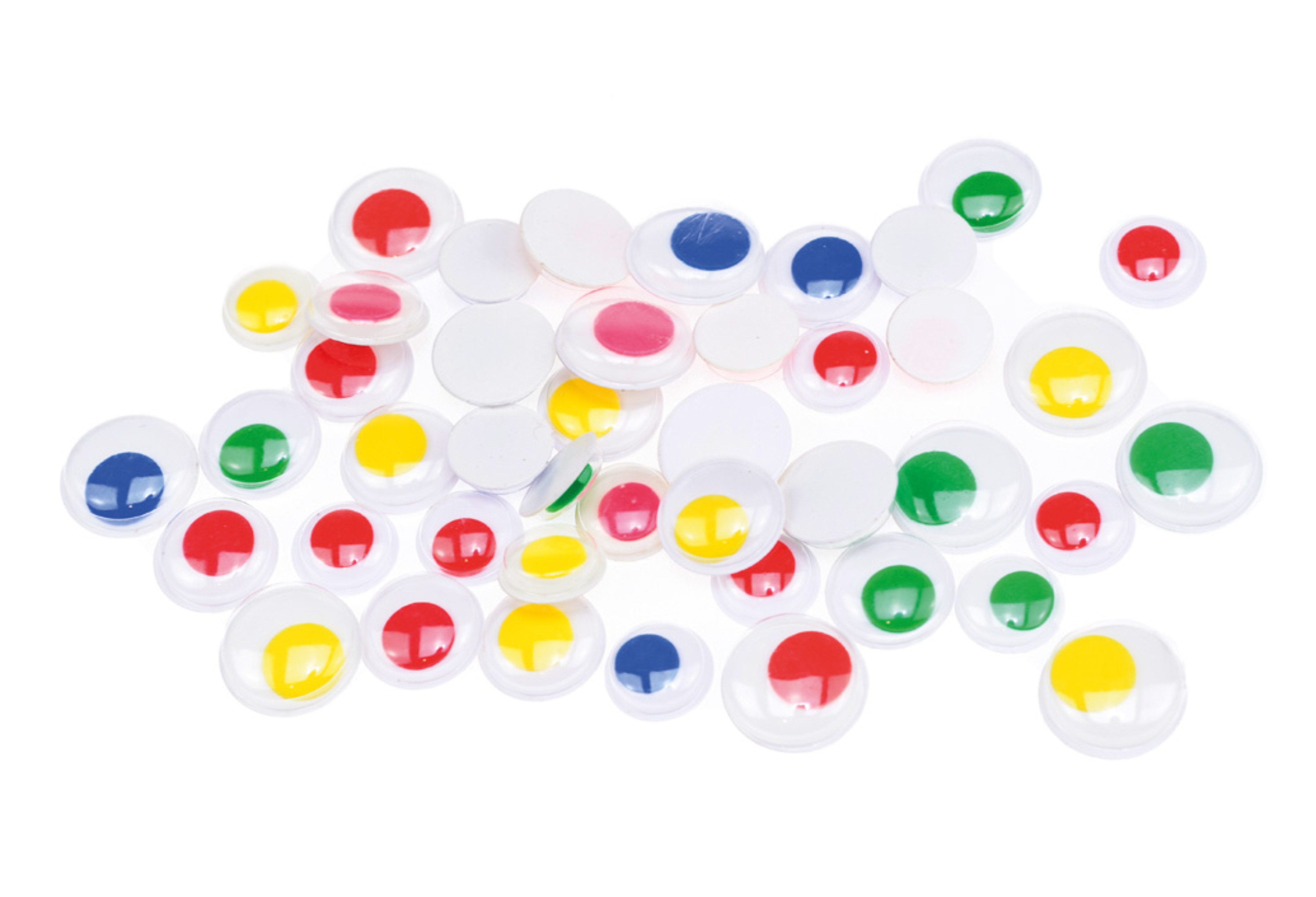 Oczka ruchome kolorowe 12,14,16 mm 44 sztuki | espryciarze.pl |Kup od ręki!