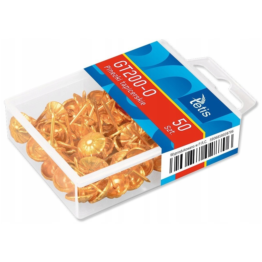 Pinezki tapicerskie złote zestaw 50 sztuk | espryciarze.pl |Złap promocję!