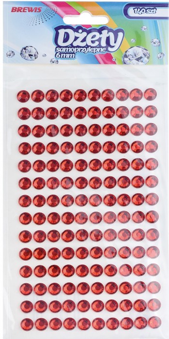 Dżety samoprzylepne Brewis 6 mm czerwony | espryciarze.pl |Weź najlepszą cenę!