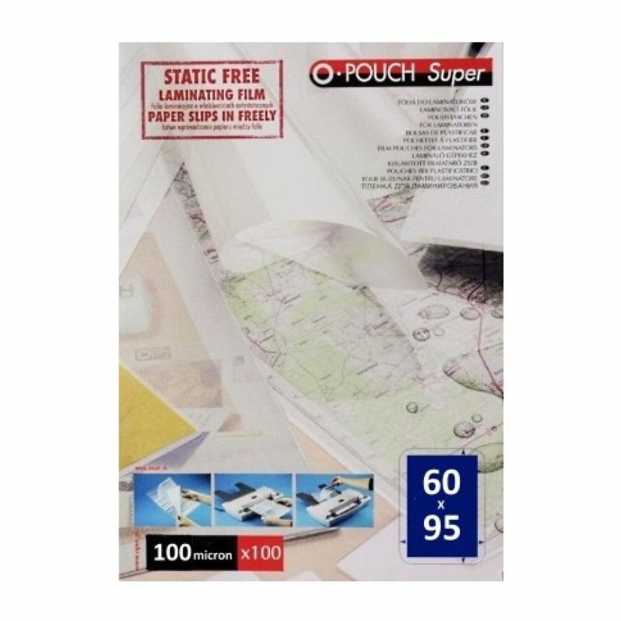 Folie laminacyjne 60 x 95 zestaw 100 sztuk. | espryciarze.pl |Złap promocję!