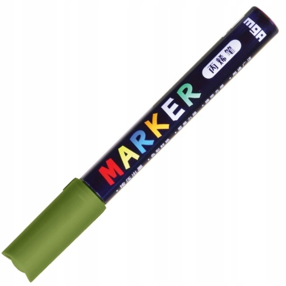Marker akrylowy mg 1-2 mm zielony oliwkowy | espryciarze.pl |Weź najlepszą cenę!
