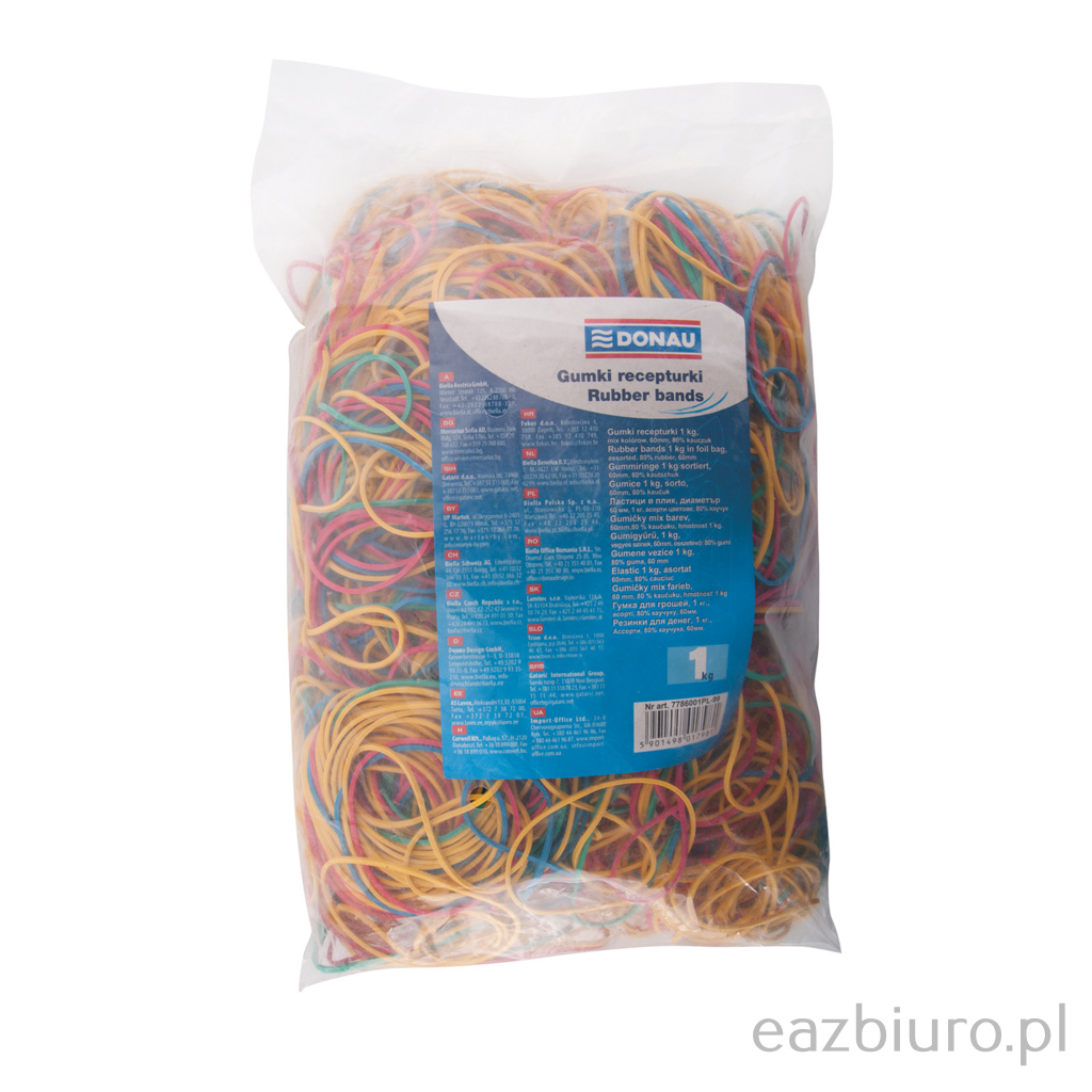 Gumki recepturki Donau 1 kg mix kolorów | espryciarze.pl |Kup taniej!