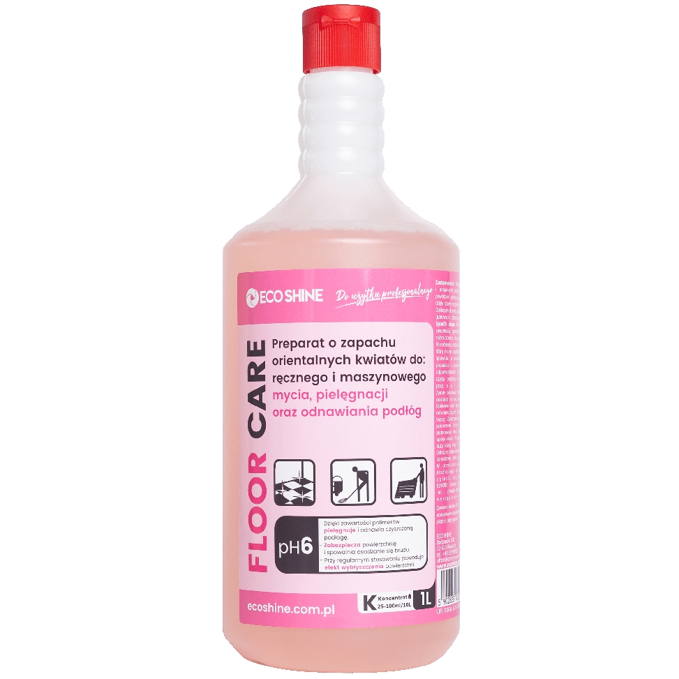 Eco Shine floor care 1 l płyn do mycia, pielęgnacji i odnawiania podłóg, orientalne kwiaty | espryciarze.pl |Kup od ręki!