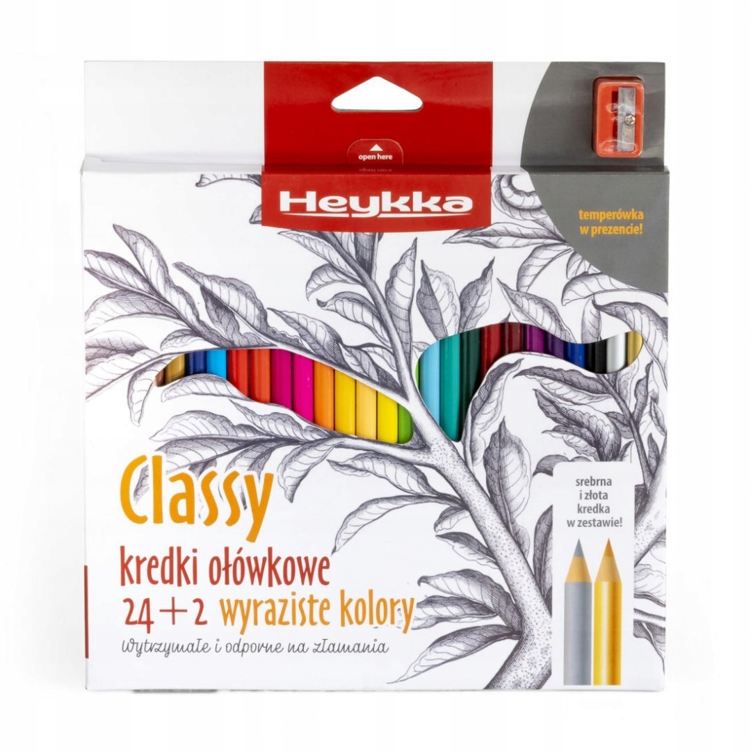 Kredki ołówkowe Heykka Classy 24+2 kolory | espryciarze.pl |Kup teraz!