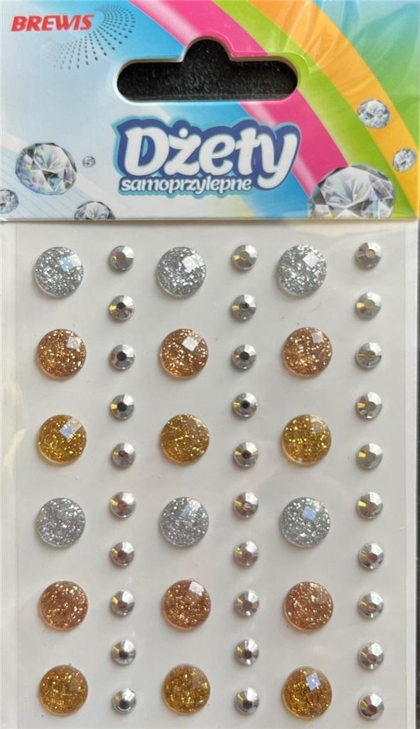 Dżety Brewis ds85 kółka złote srebrne mix zestaw 48 sztuk. | espryciarze.pl |Nie zwlekaj!