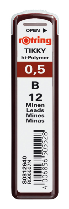 Grafity Rotring Tikky 0,5 B do biura | espryciarze.pl |Sprawdź ofertę!