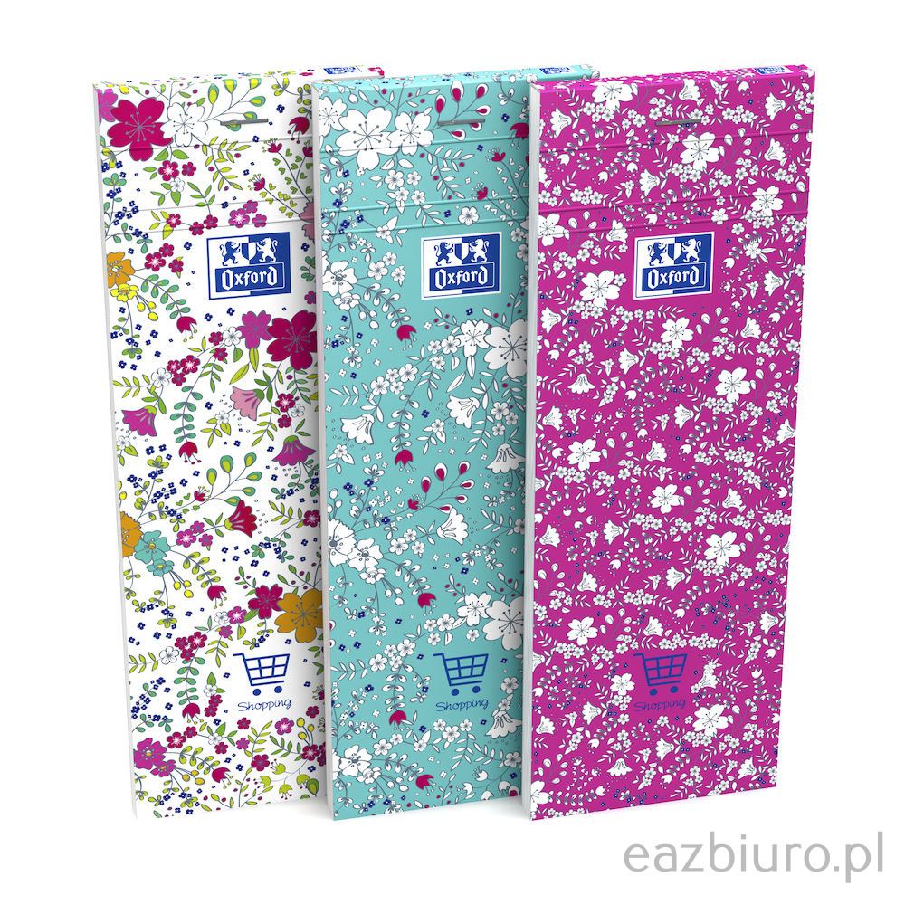 Notes Oxford 74 x 210 mm lista zakupowa linia floral | espryciarze.pl |Zamów natychmiast!