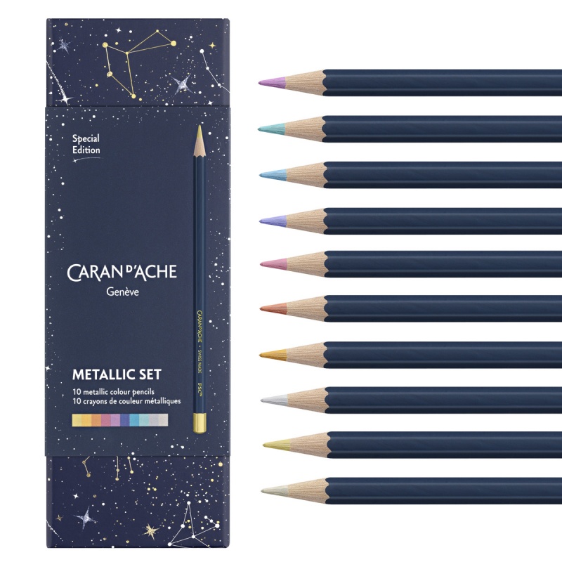 Ż-Kredki CARAN D'ACHE Cosmic Blue, w pudełku, 10 s | espryciarze.pl | Odkryj bestseller