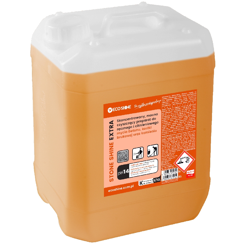 Eco Shine stone shine extra 5 l mocno czyszczący preparat do ręcznego i ciśnieniowego | espryciarze.pl |Skorzystaj teraz!