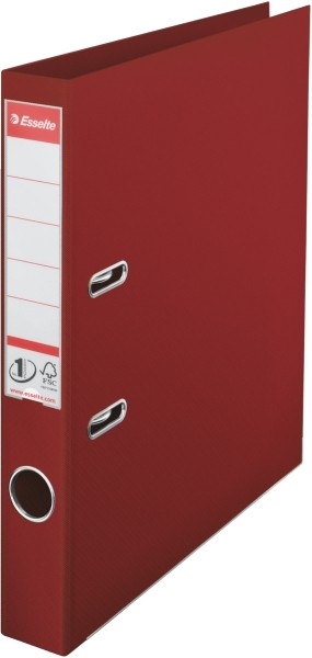 Segregator Esselte no1, A4, A4 50 mm, bordowy | espryciarze.pl |Kup od ręki!