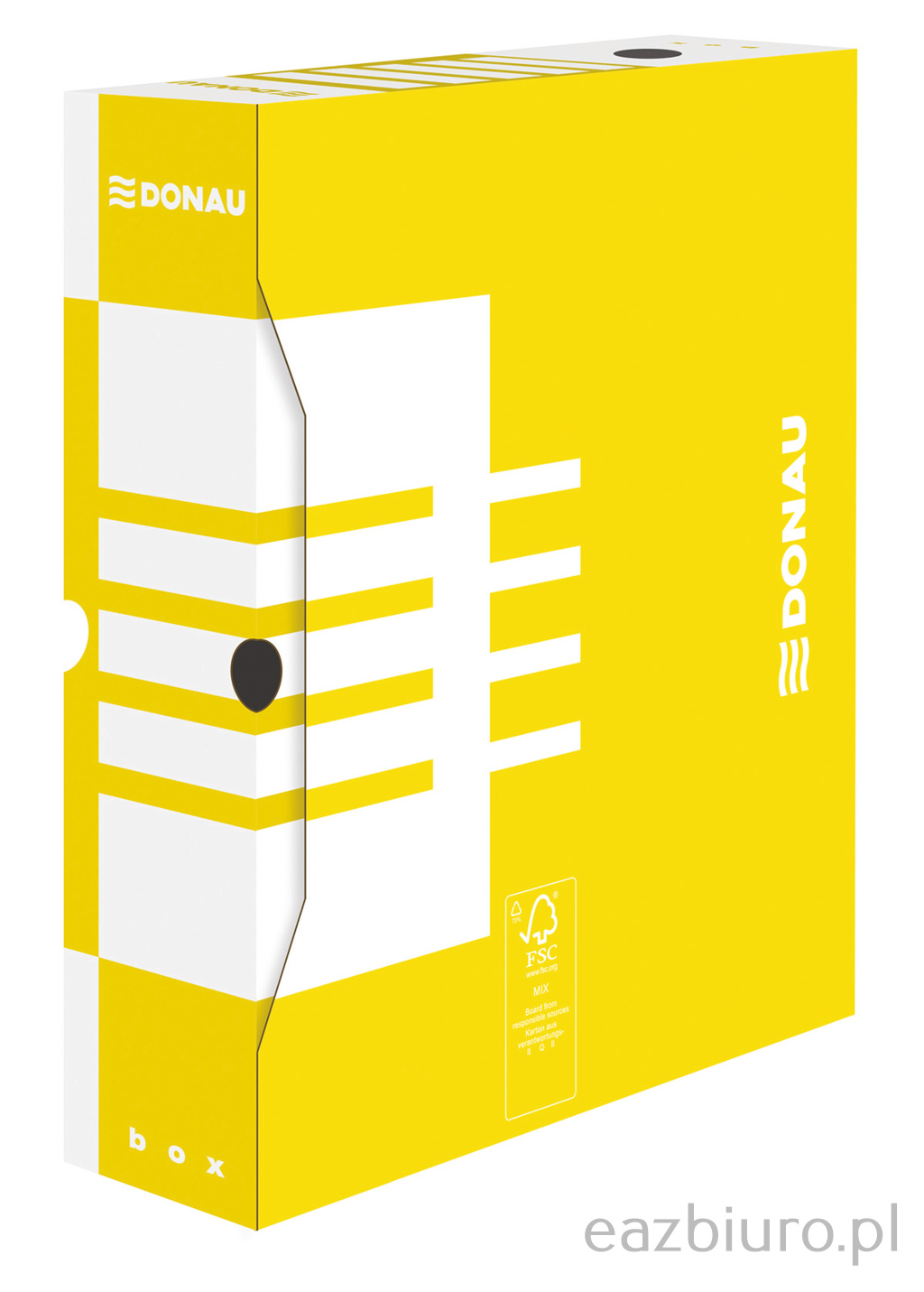 Pojemnik do archiwizacji Donau żółty 8 cm | espryciarze.pl |Zamów online!