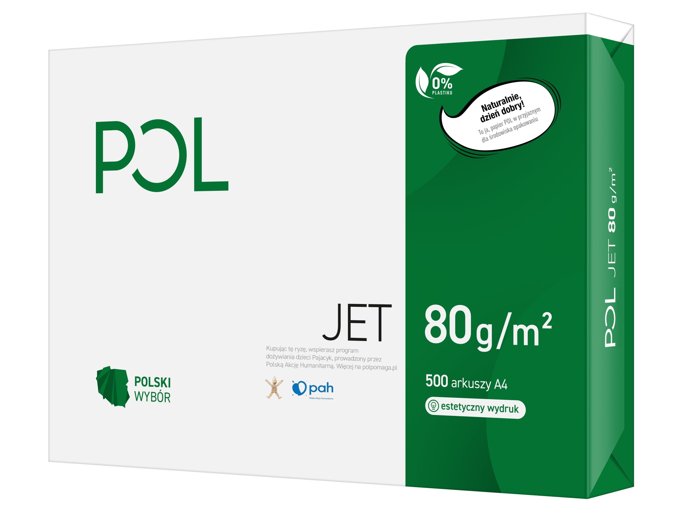 Papier ksero poljet A4 80 g/m2 zestaw 500 arkuszy | espryciarze.pl |Działaj teraz!