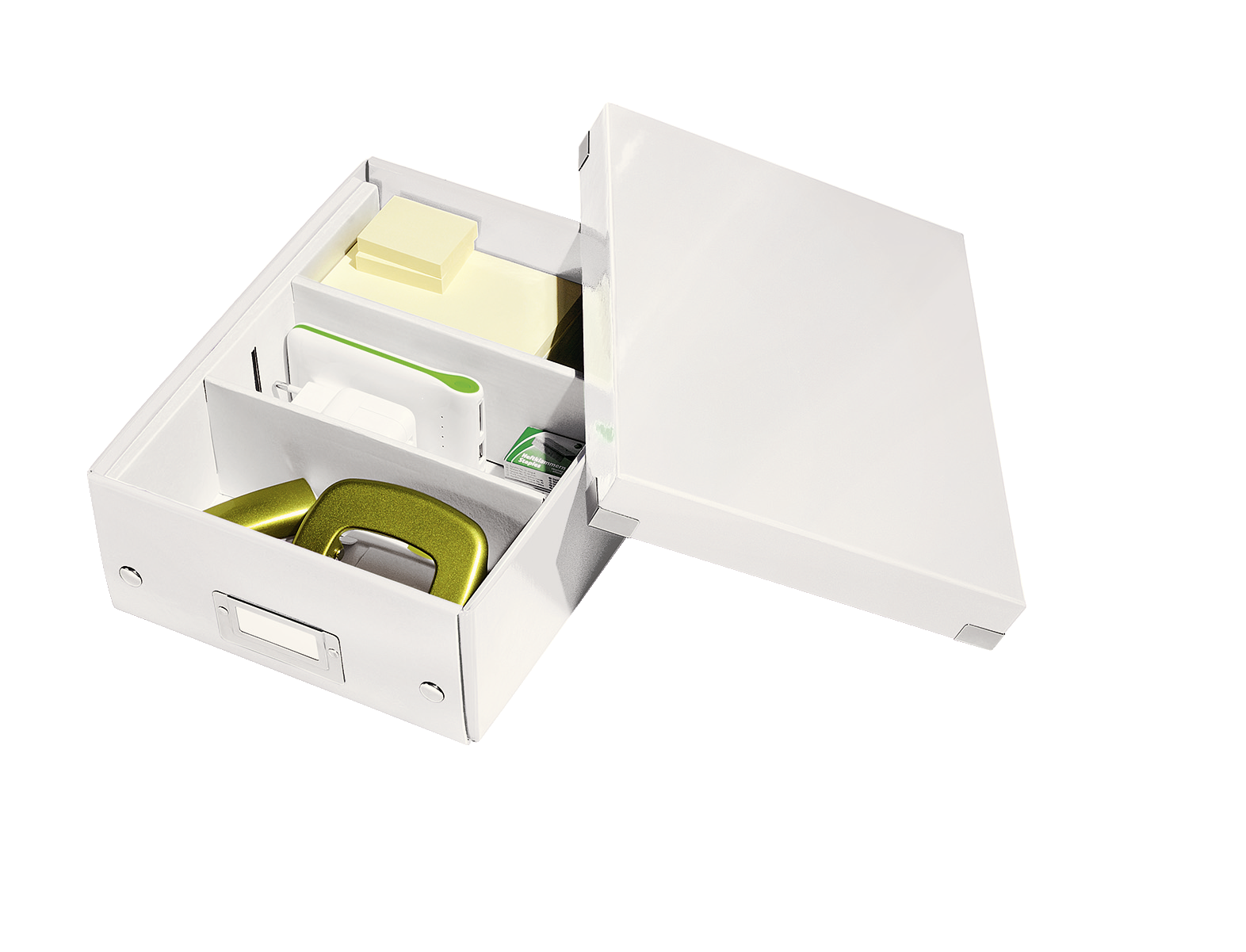 Pudełko z przegródkami Leitz click & store wow, małe kolor biały | espryciarze.pl |Kup teraz!