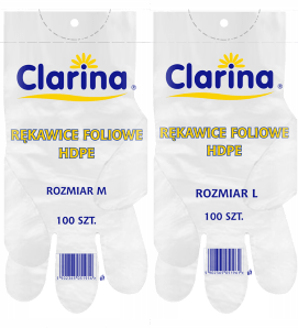 Rękawiczka foliowa l zestaw 100 sztuk | espryciarze.pl |Zgarnij ofertę!