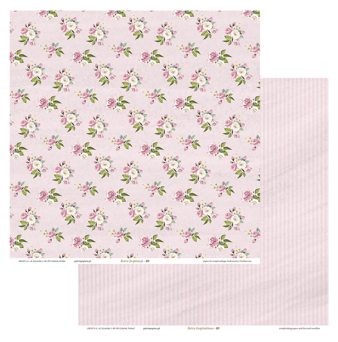 Papier scrapbookingowy dwustronny retro inspiracje-05 200 g/m2 zestaw 5 sztuk. | espryciarze.pl |Sprawdź ofertę!