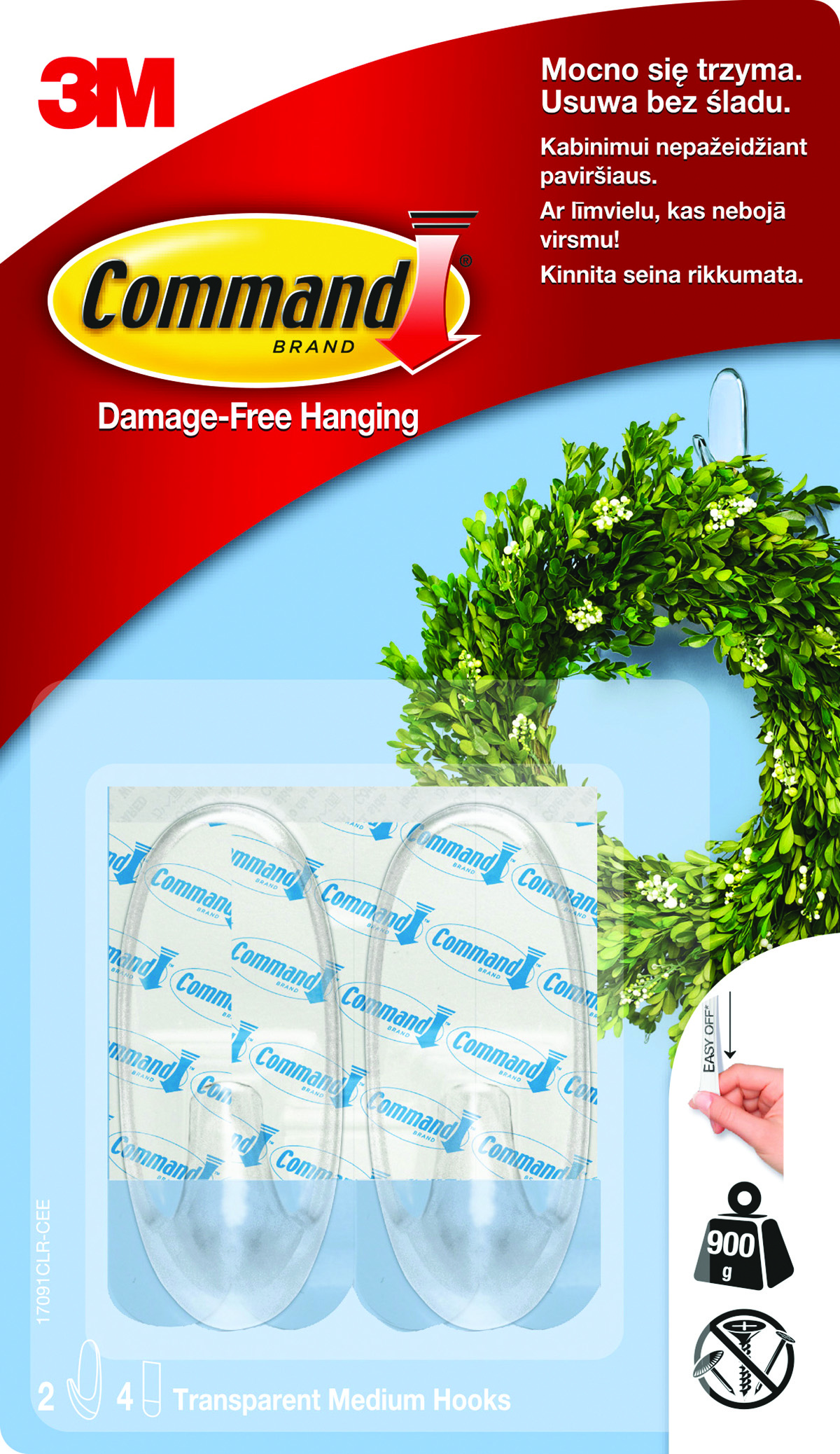 Ż-Haki wielokrotnego użytku command™ (17091clr pl) | espryciarze.pl | Zainwestuj w jakość