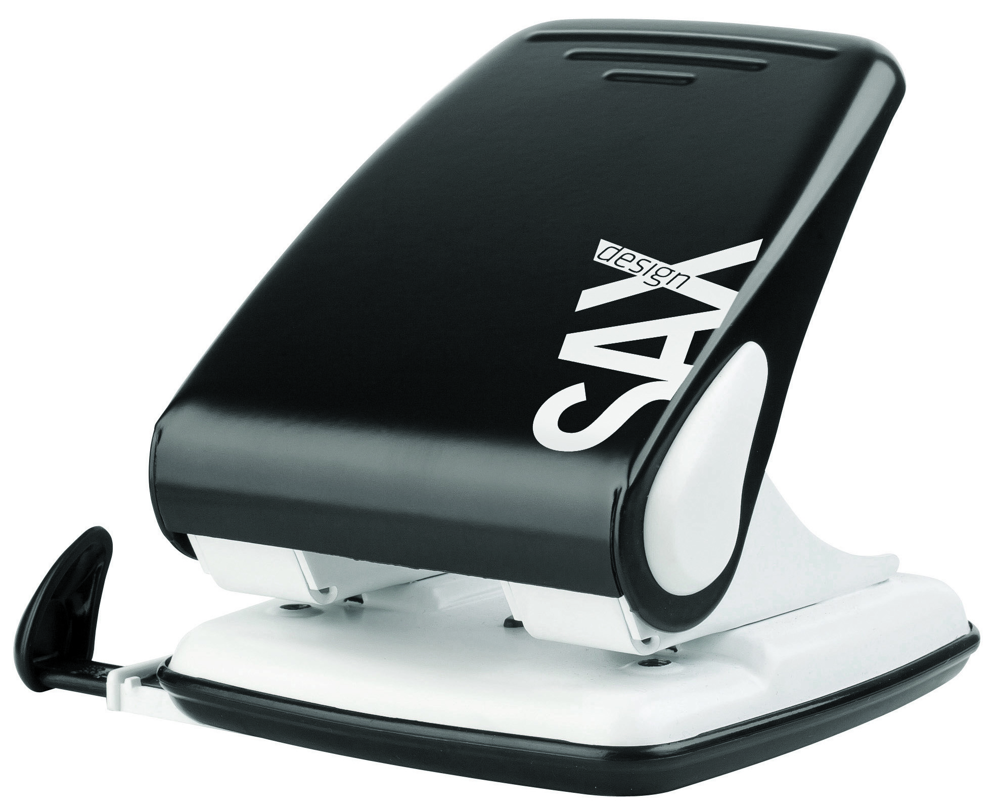 Dziurkacz Saxdesign 518 paperbox, dziurkuje do 40 kartek, czarny | espryciarze.pl |Działaj teraz!