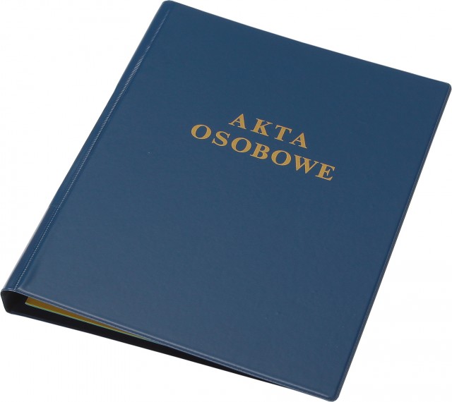 Teczka do akt osobowych A4 abcd Panta Plast granatowa | espryciarze.pl |Sprawdź ofertę!