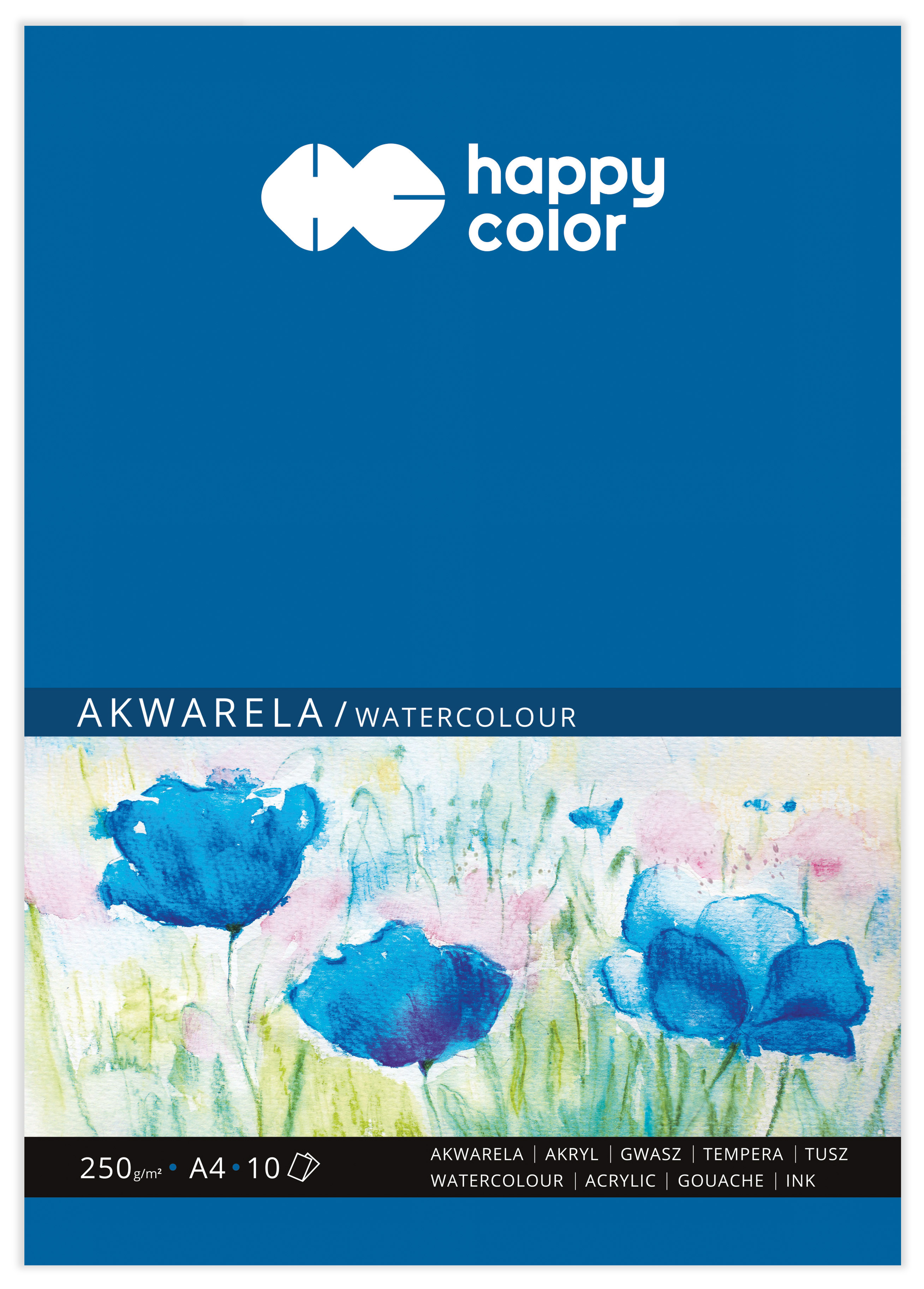 Blok akwarelowy A4, zestaw 10 arkuszy, 250 g | espryciarze.pl |Kup taniej!