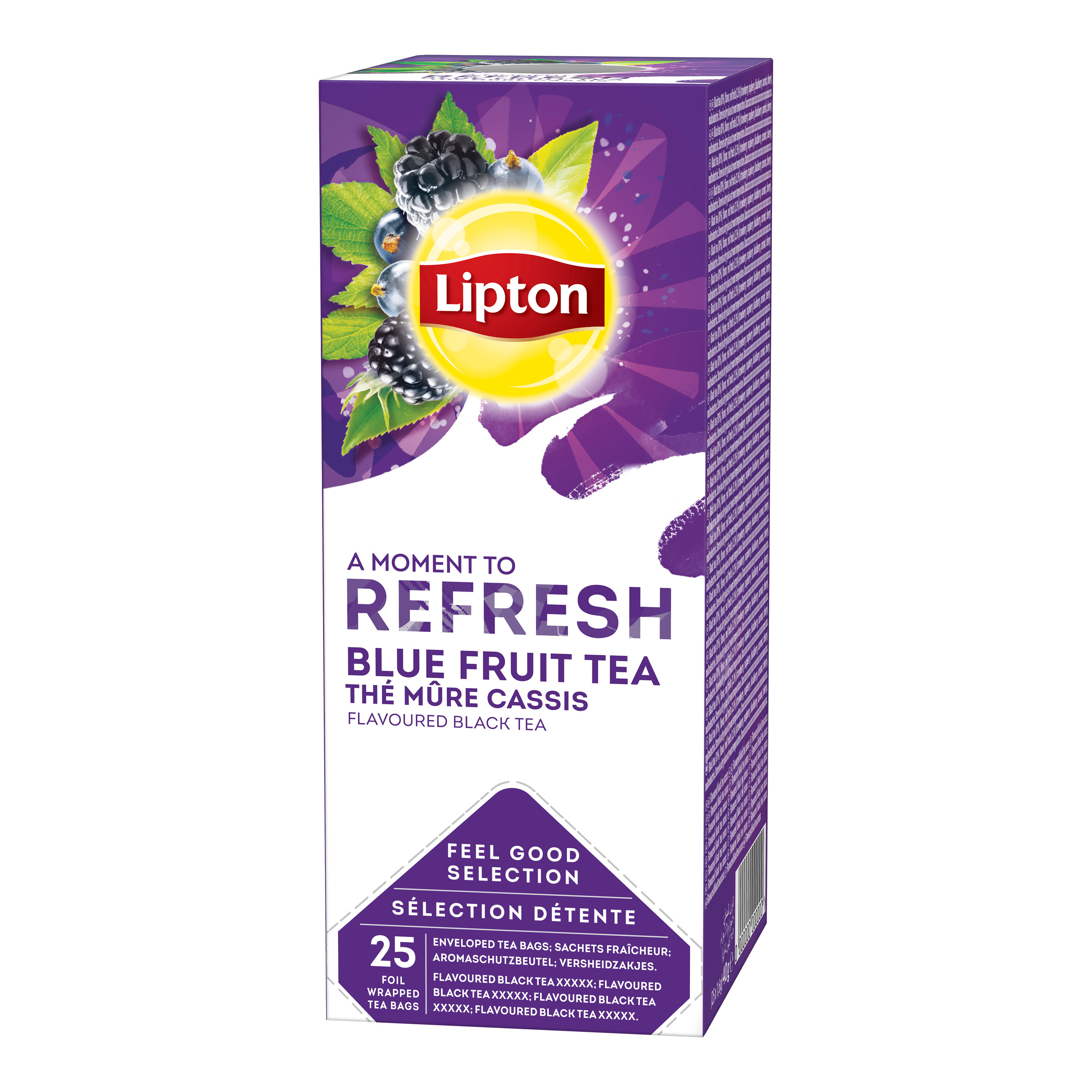 Herbata Lipton refresh czarna niebieskie owoce 25t | espryciarze.pl | Odkryj bestseller