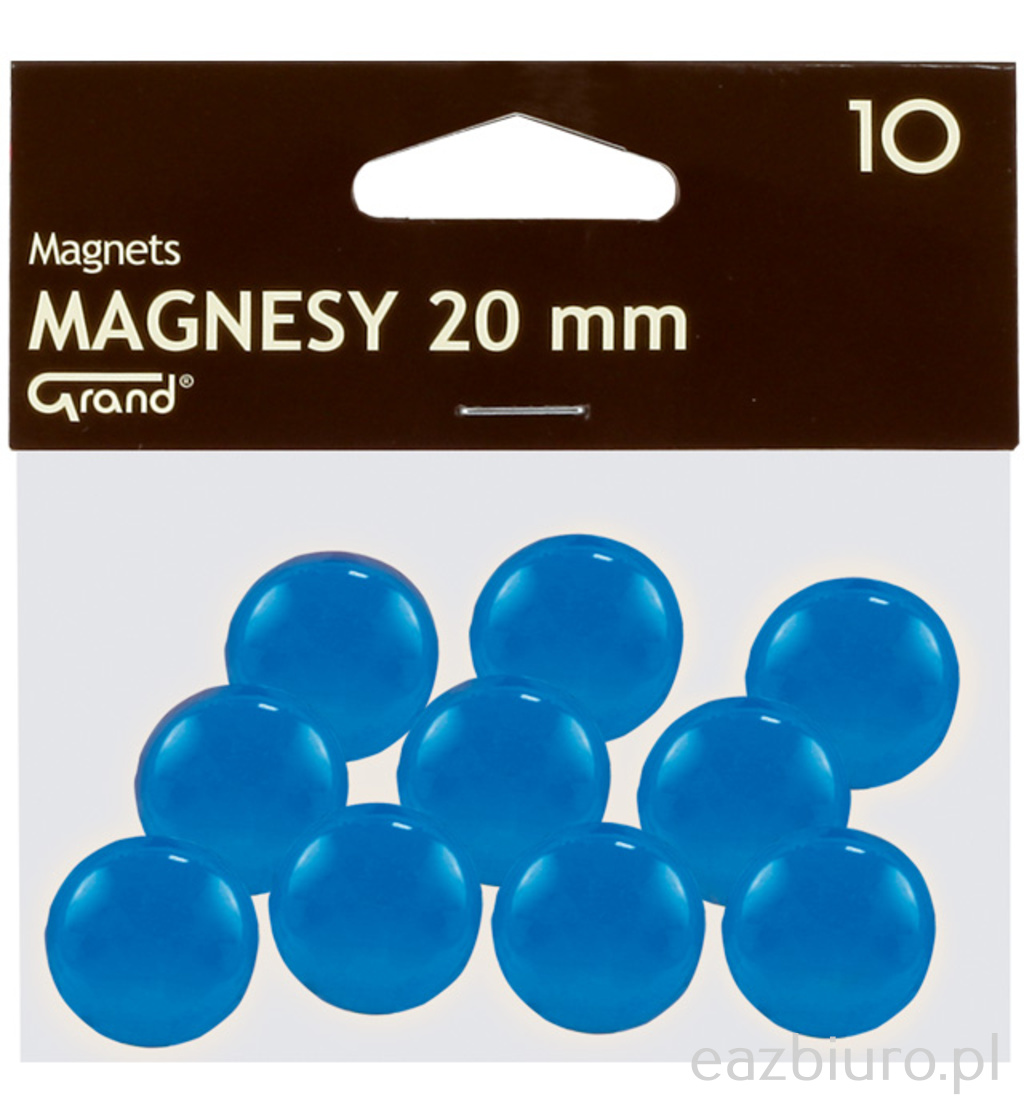 Magnes 20 mm Grand niebieski zestaw 10 sztuk | espryciarze.pl |Skorzystaj teraz!