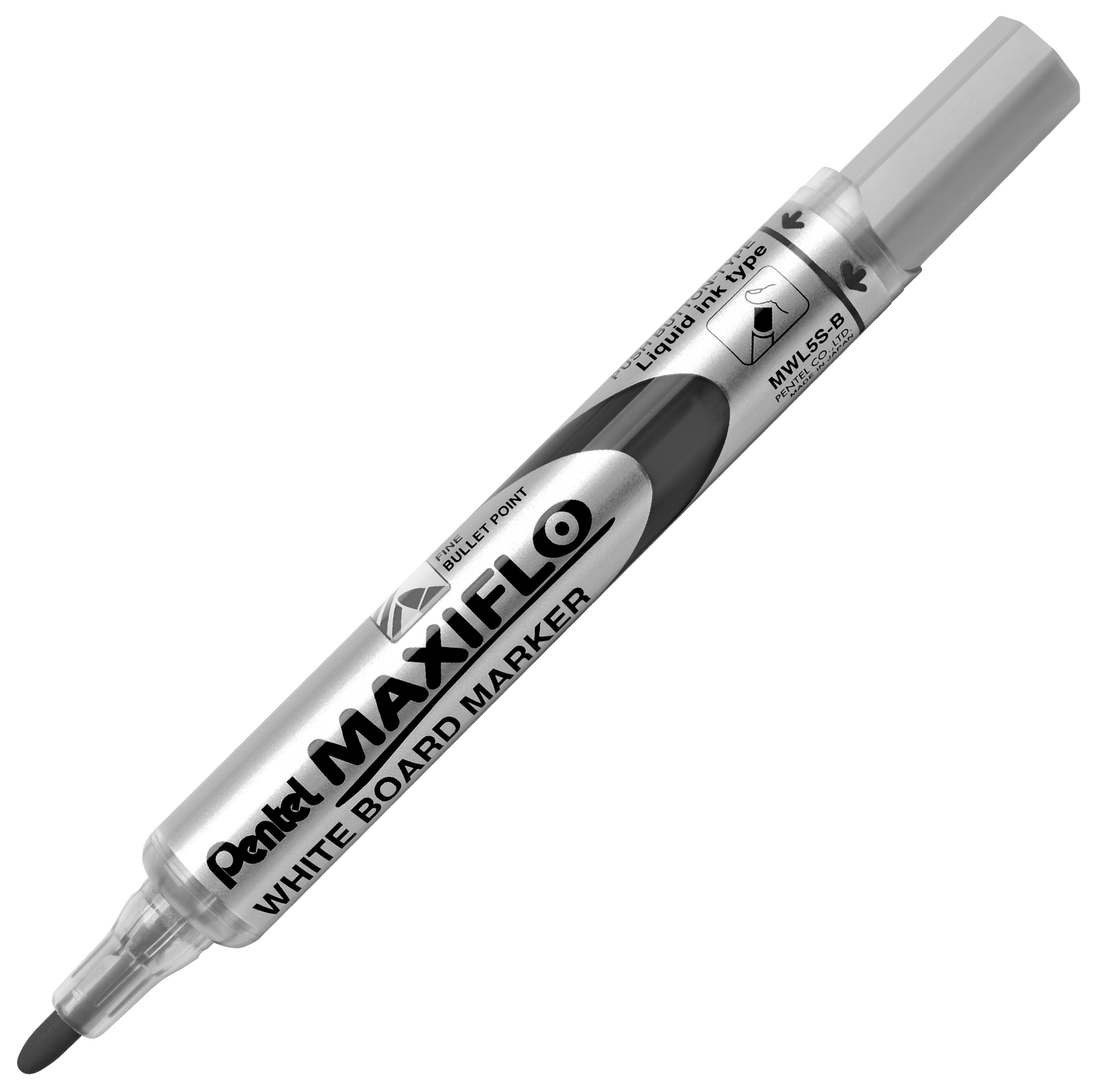 Marker do tablic suchościeralnych Pentel maxiflo mwl5s czarny | espryciarze.pl |Złap promocję!
