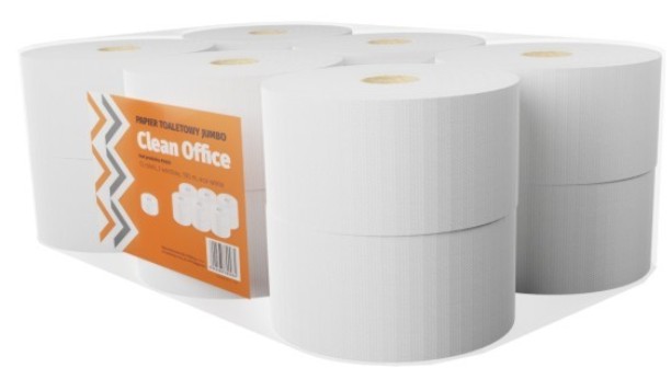 Papier toaletowy jumbo eco-white Clean Office 12 rolek | espryciarze.pl |Kliknij i kup!