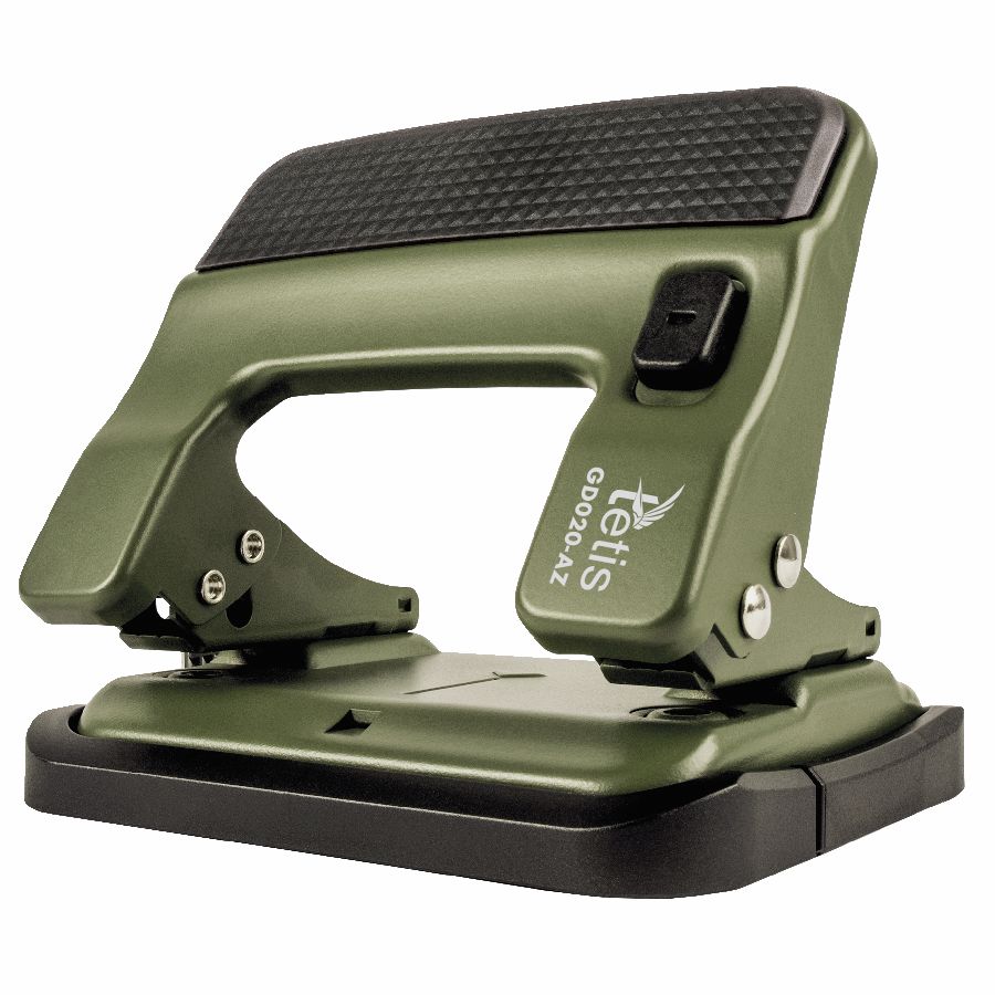 Dziurkacz metalowy zielony 30 kartek Tetis | espryciarze.pl |Kliknij i kup!