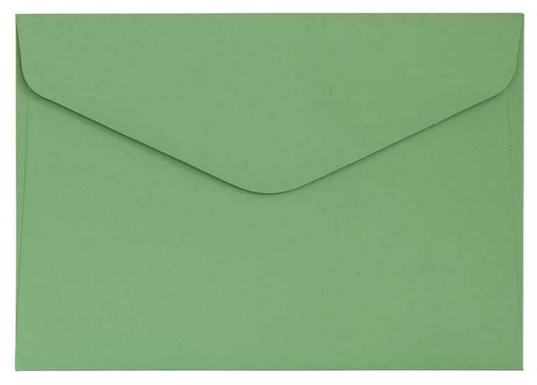 Koperta ozdobna C6 gładka satynowana zielony 130 g/m2 zestaw 10 sztuk | espryciarze.pl |Zgarnij ofertę!