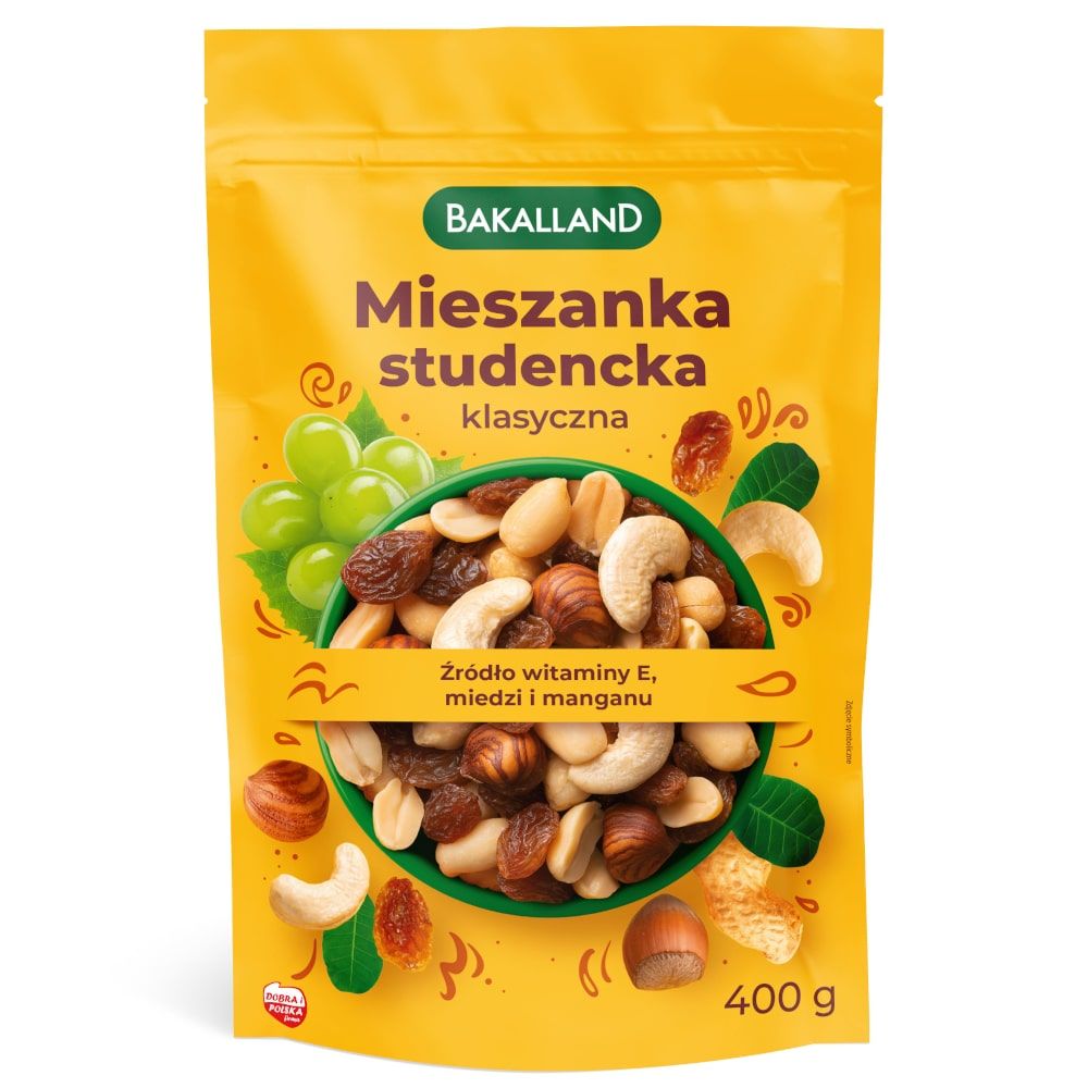 Mieszanka studencka klasyczna, Bakalland, 400 g | espryciarze.pl |Kup od ręki!