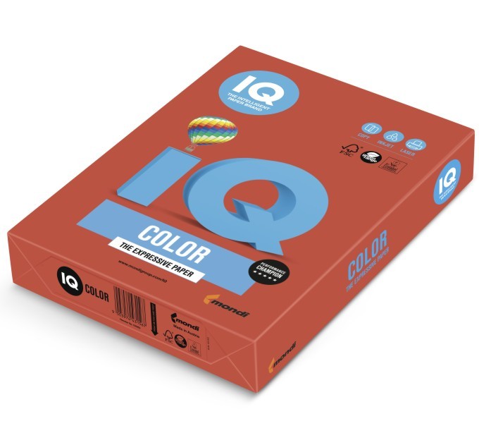Papier ksero iq color A4 160 g czerwony co44 | espryciarze.pl |Kup teraz!