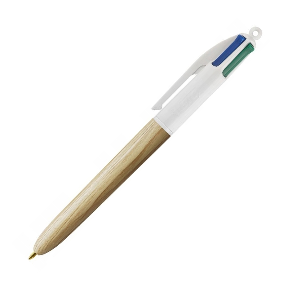 Długopis Bic 4-kolorowy wood natural Bic | espryciarze.pl | Zamów w kilka sekund