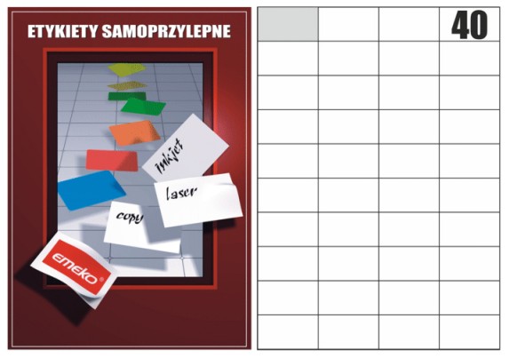 Etykiety A4 52,5x29,7 mm żółte zestaw 100 sztuk | espryciarze.pl |Nie zwlekaj!