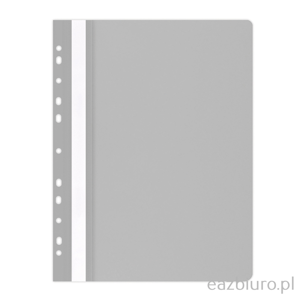 Skoroszyt Plastikowy oczkowy szary miękki | espryciarze.pl |Nie zwlekaj!