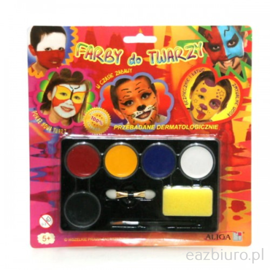 Farbki do twarzy 5 kolorów do biura | espryciarze.pl |Weź najlepszą cenę!