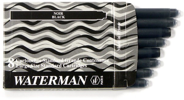 Waterman naboje czarne zestaw 8 sztuk | espryciarze.pl |Kup w super cenie!