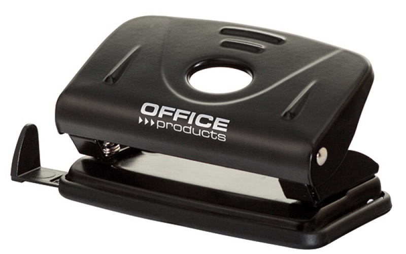 Dziurkacz Office Products, dziurkuje do 12 kartek, metal, czarny | espryciarze.pl |Nie zwlekaj!