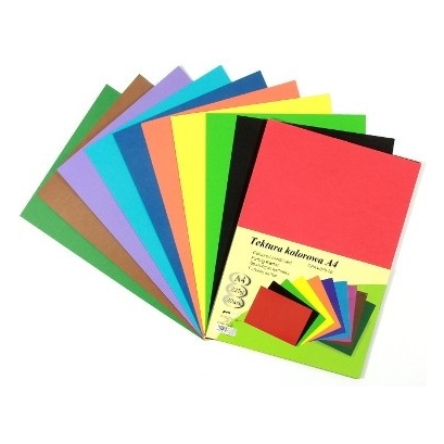Brystol A4 mix kolorów zestaw 10 arkuszy | espryciarze.pl |Kup taniej!