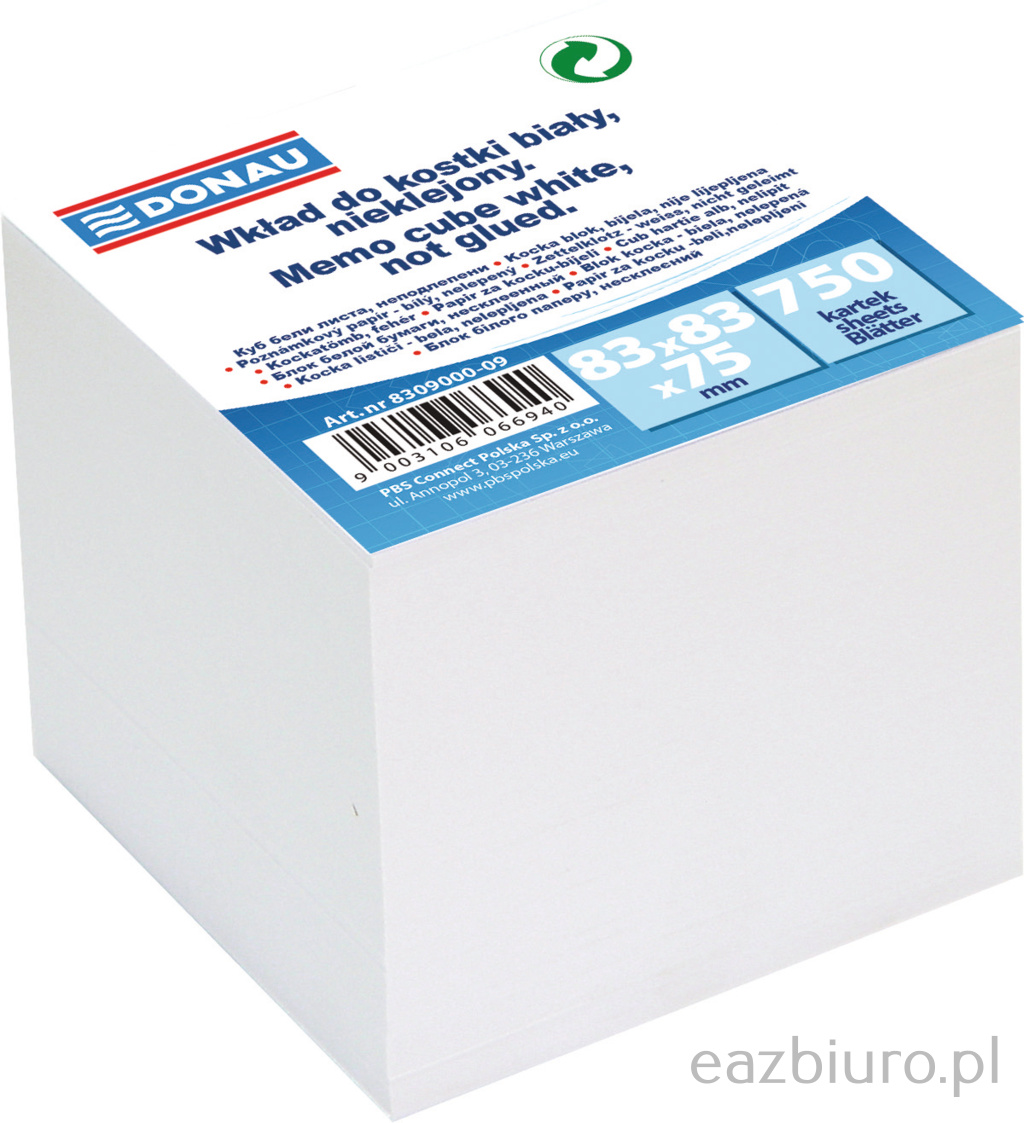 Kostka Donau biała nieklejona 83x83x75 mm | espryciarze.pl |Zamów dziś!