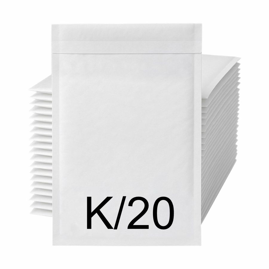 Koperta kurierska biała 370x480 K/20 Plast | espryciarze.pl |Weź najlepszą cenę!