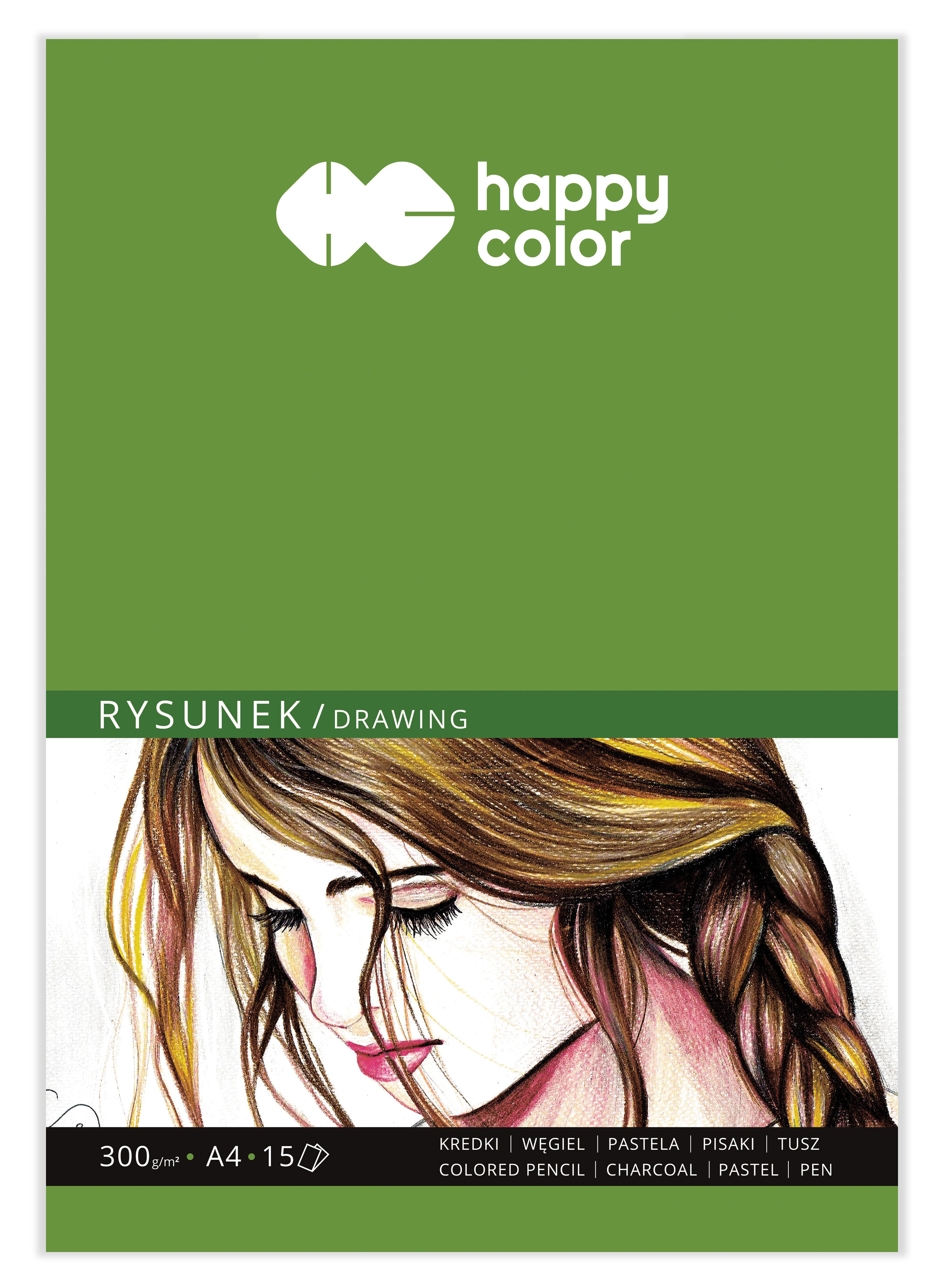 Blok do rysunku A4, 300 g/m2, zestaw 15 arkuszy | espryciarze.pl |Zamów online!